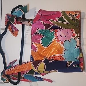 Farm Rio Floral Print Crop Top, Pre-loved In Fair Condition, Sz. S